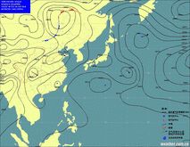 海平面气压场分析